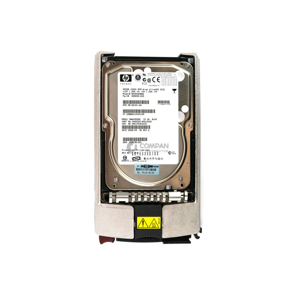 404701-001 HP HDD 300GB 10K SCSI U320 3.5" LFF HOT-SWAP