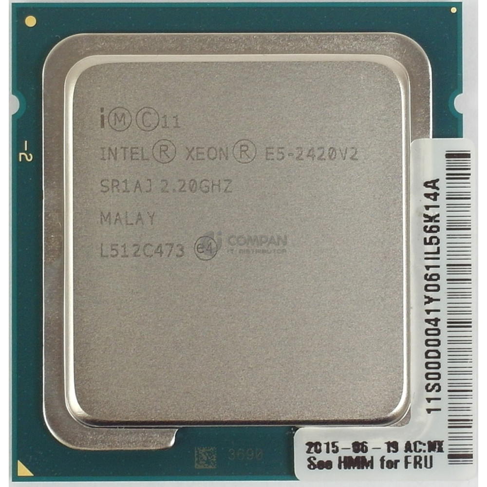 SR1AJ INTEL XEON E5-2420 V2 2.20GHZ 6 CORE 15MB L3 CACHE 80W LGA1356