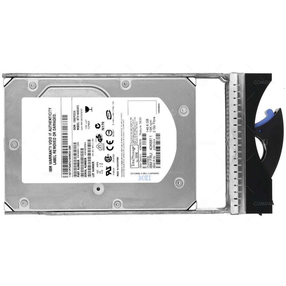 40K6811 IBM HDD 146GB 15K FATA 2G 3.5" LFF HOT-SWAP