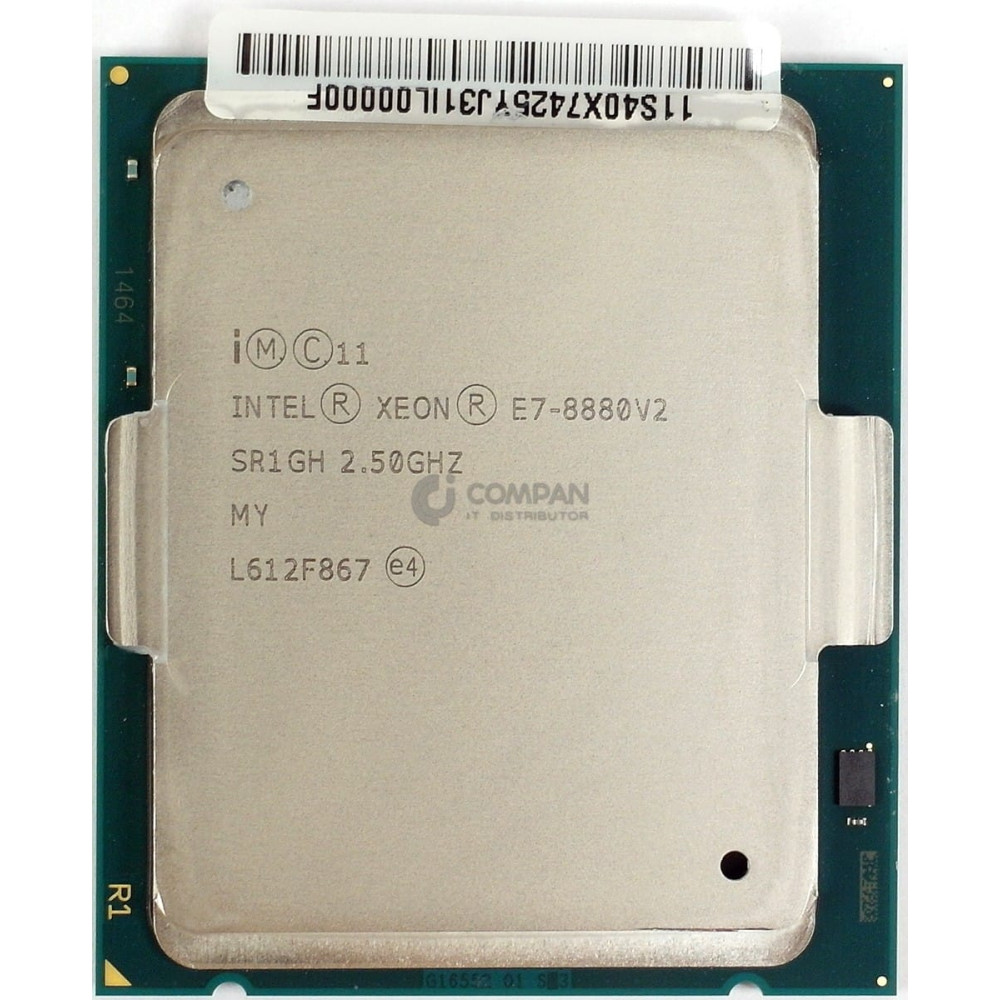 SR1GH INTEL XEON E7-8880 V2 2.50GHZ 15 CORE 37.5MB L3 CACHE 130W LGA2011