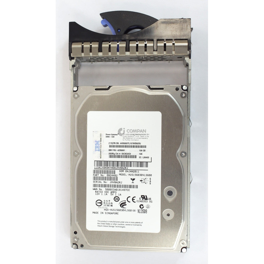 42R6691 IBM HDD 139GB 15K SAS 3G 3.5" LFF HOT-SWAP