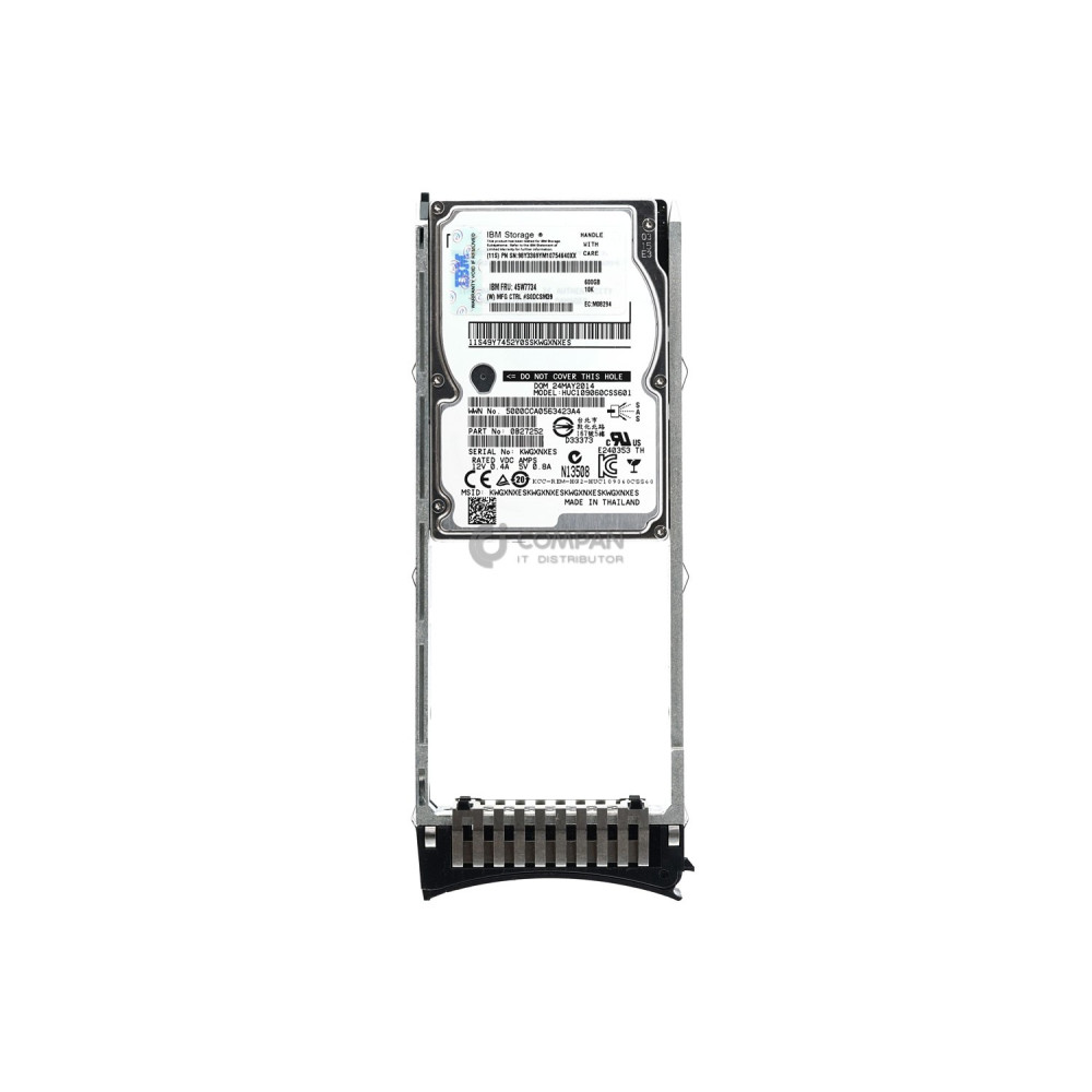 45W7734 IBM HDD 600GB 10K SAS 6G 2.5" SFF
