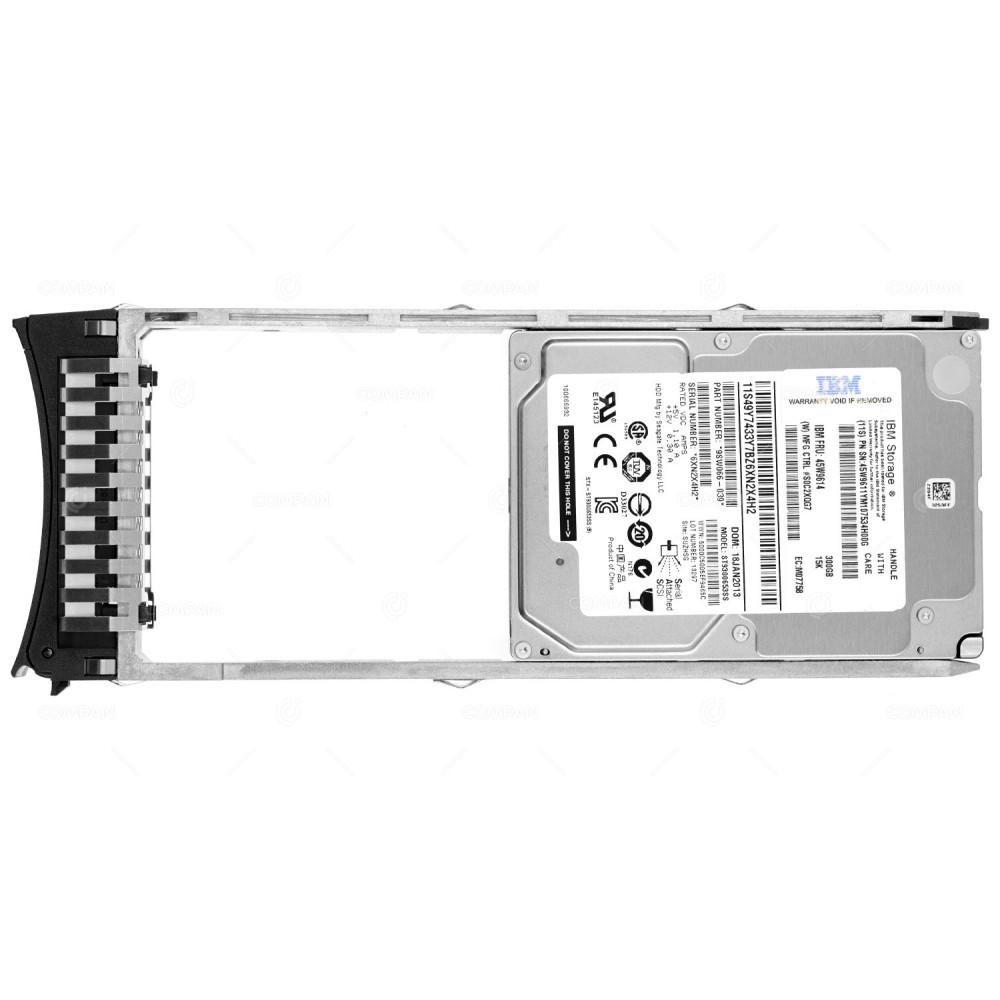45W9614 IBM 300GB 15K 6G SAS 2.5" SFF HOT-SWAP FOR EXP2524 DS8800