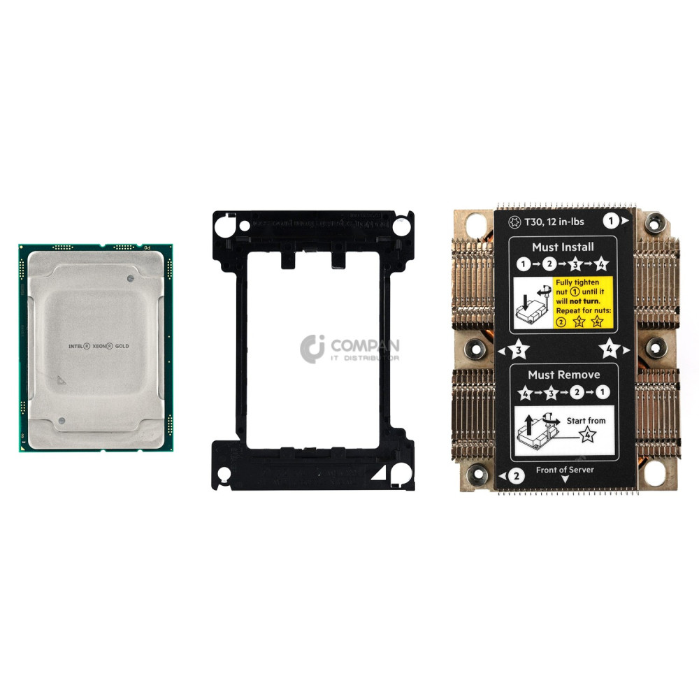 860663-L21 INTEL XEON GOLD CPU KIT 5118 12C 2.3GHZ FOR HPE PROLIANT DL360 G10 - 872452-001, SR3GF, 879628-001