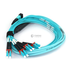 STOK-HF3M-00-A01 CCX MTP MALE TO 4X DUPLEX LC FIBER OPTICAL CABLE 3M STOK-3M-SUB