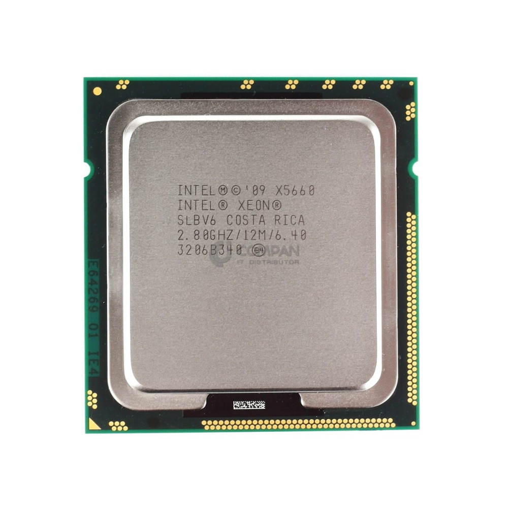 SLBV6 INTEL XEON X5660 2.80 GHZ 6CORE 12MB L3 CACHE 95W LGA1366