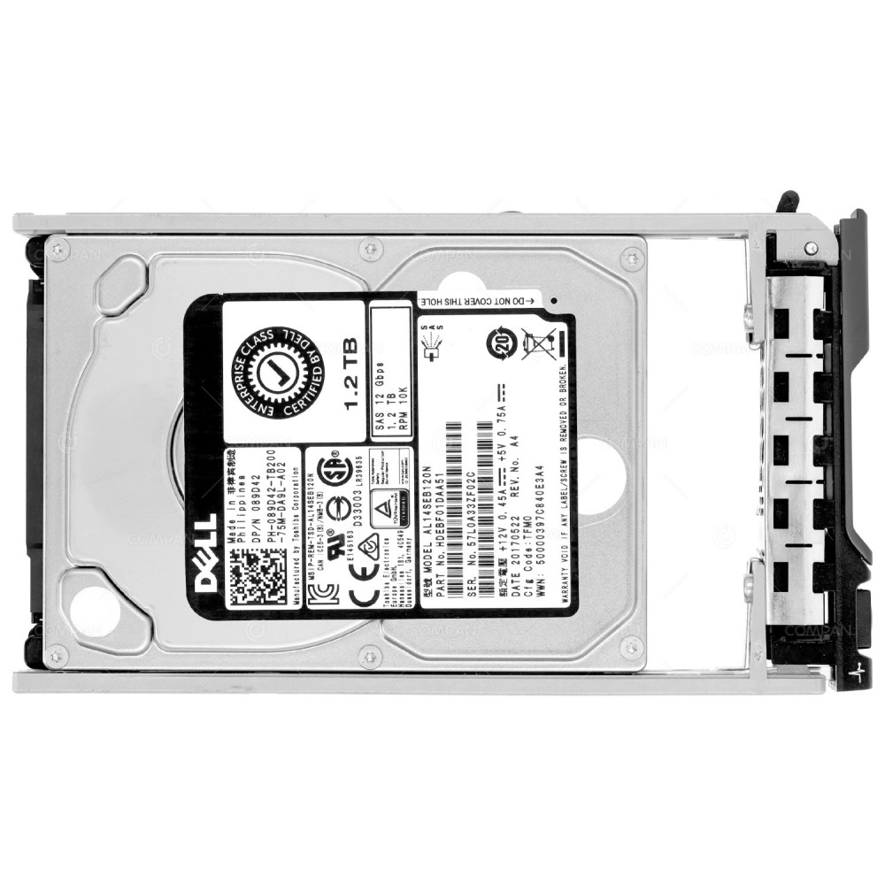 89D42 DELL HDD 1.2TB 10K SAS 6G 2.5" SFF HOT-SWAP