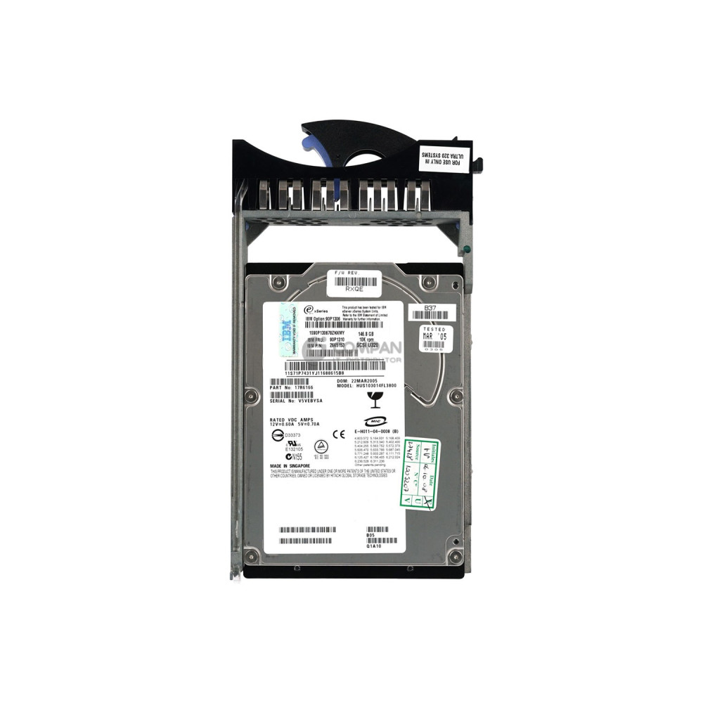 90P1310 IBM HDD 146GB 10K U320 SCSI 3.5" LFF HOT-SWAP