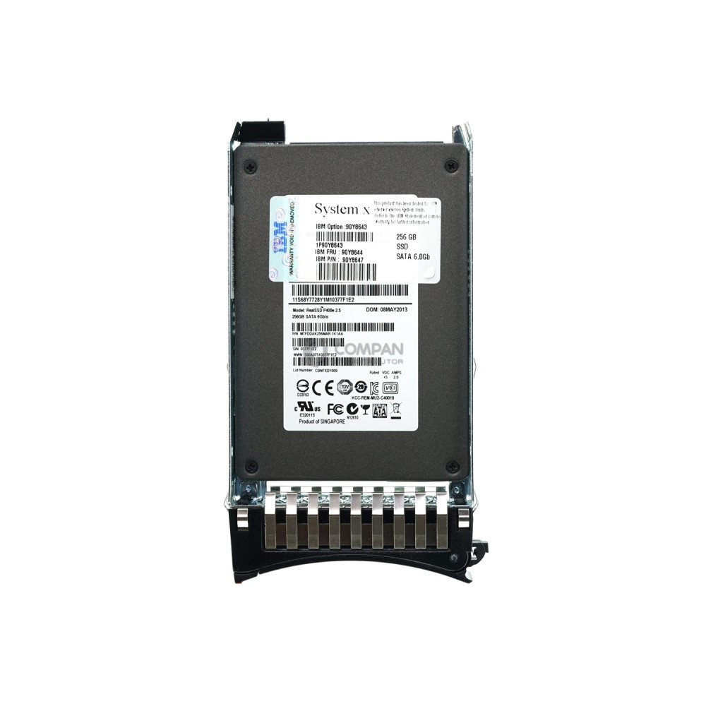 90Y8644 IBM 256GB SSD 6G SATA MLC 2.5 SFF HOT-SWAP