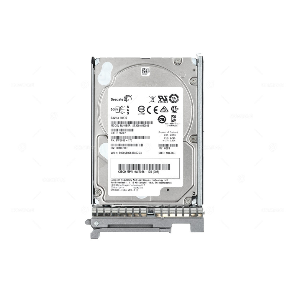 A03-D300GA2 CISCO HDD 300GB 10K SAS 6G 2.5" SFF HOT-SWAP