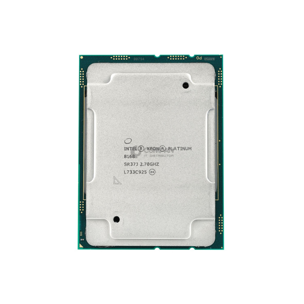 SR37J INTEL XEON PLATINUM 8168 24 CORE 2.70GHZ 33MB L3 CACHE LGA3647