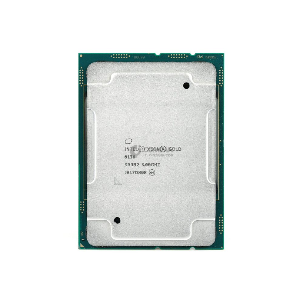 SR3B2 INTEL XEON GOLD 6136 3.00 GHz 12 CORE 24.75MB 150W LGA3647