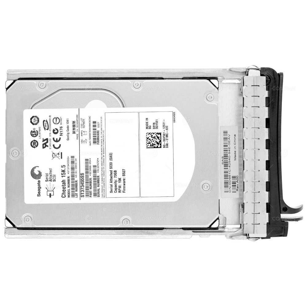 GY581 DELL HDD 73GB 15K SAS 3G 3.5" LFF HOT-SWAP