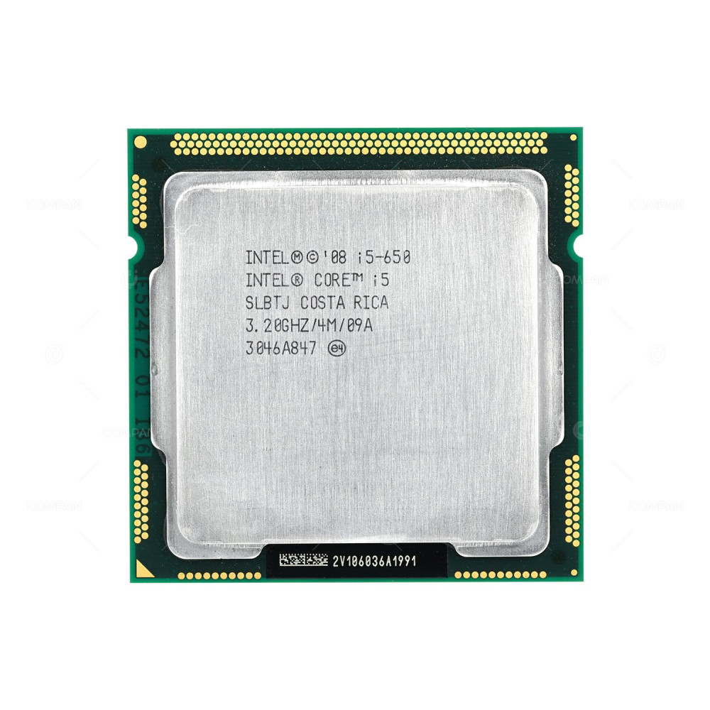 SLBTJ INTEL CORE  I5-650 2-CORE 3.2 GHZ 4MB CACHE  73W CPU -