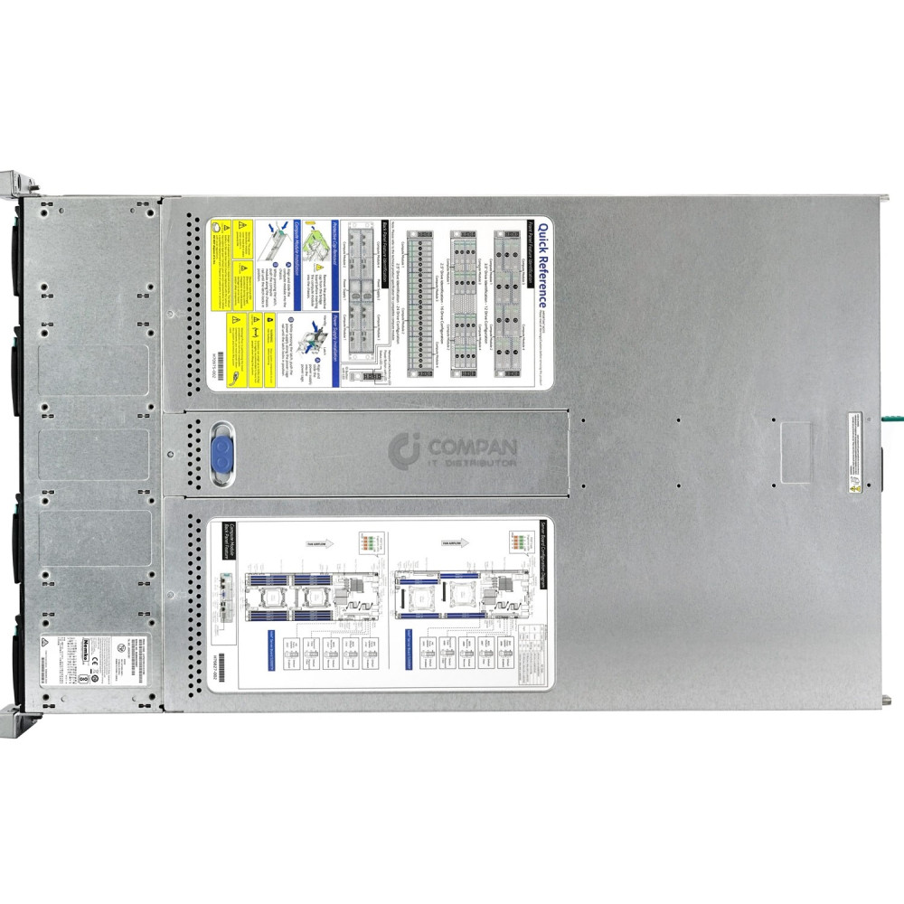 H2216XXKR2 INTEL 16-BAY SFF 4-NODE SYSTEM WITH 2 PSU + 8x E5-2680 V3 512GB RAM