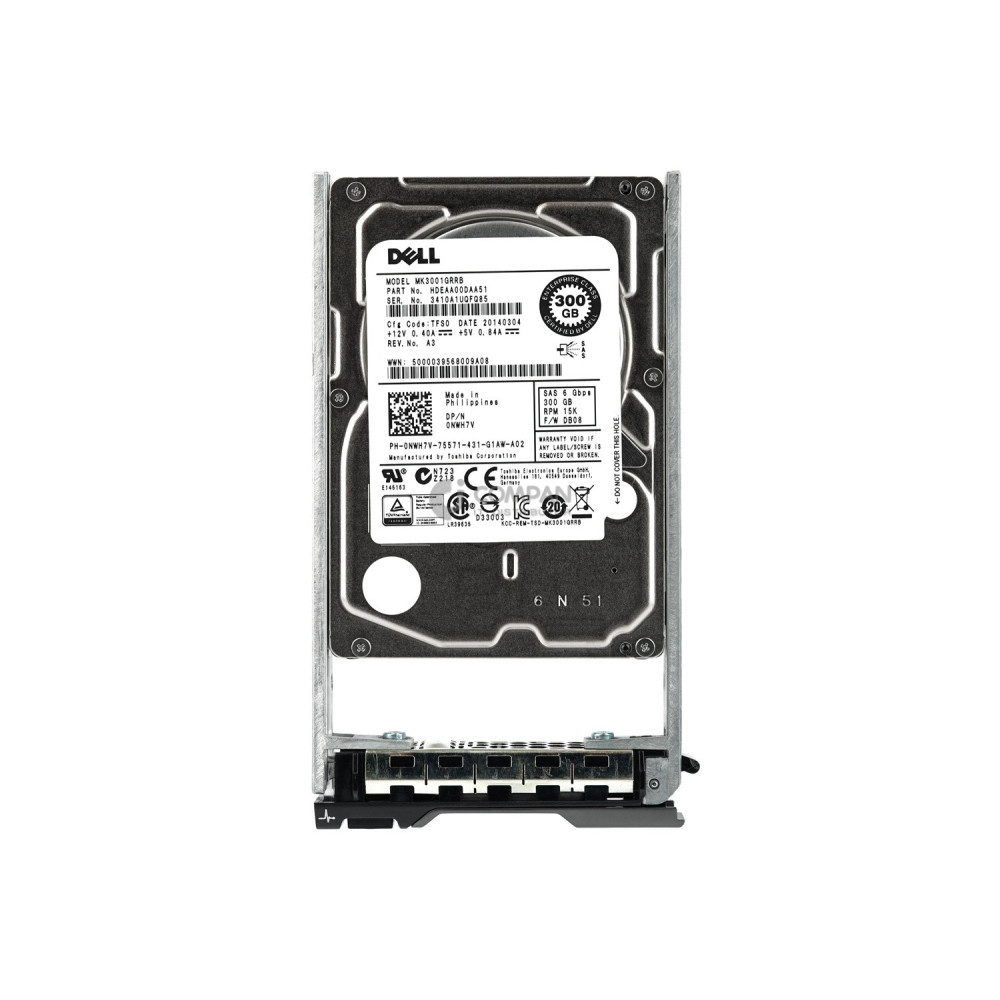 NWH7V DELL HDD 300GB 15K SAS 6G 2.5" SFF HOT-SWAP