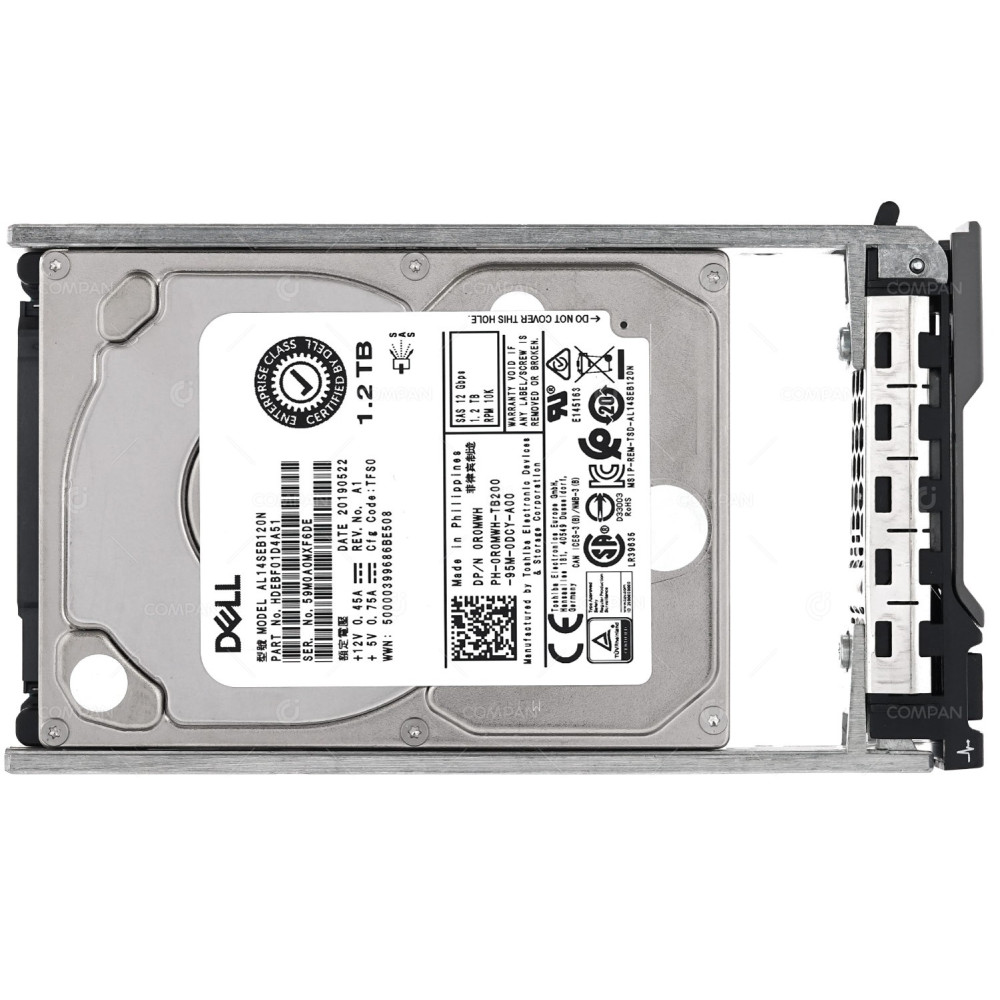 R0MWH DELL HDD 1.2TB 10K SAS 6G 2.5" SFF HOT-SWAP