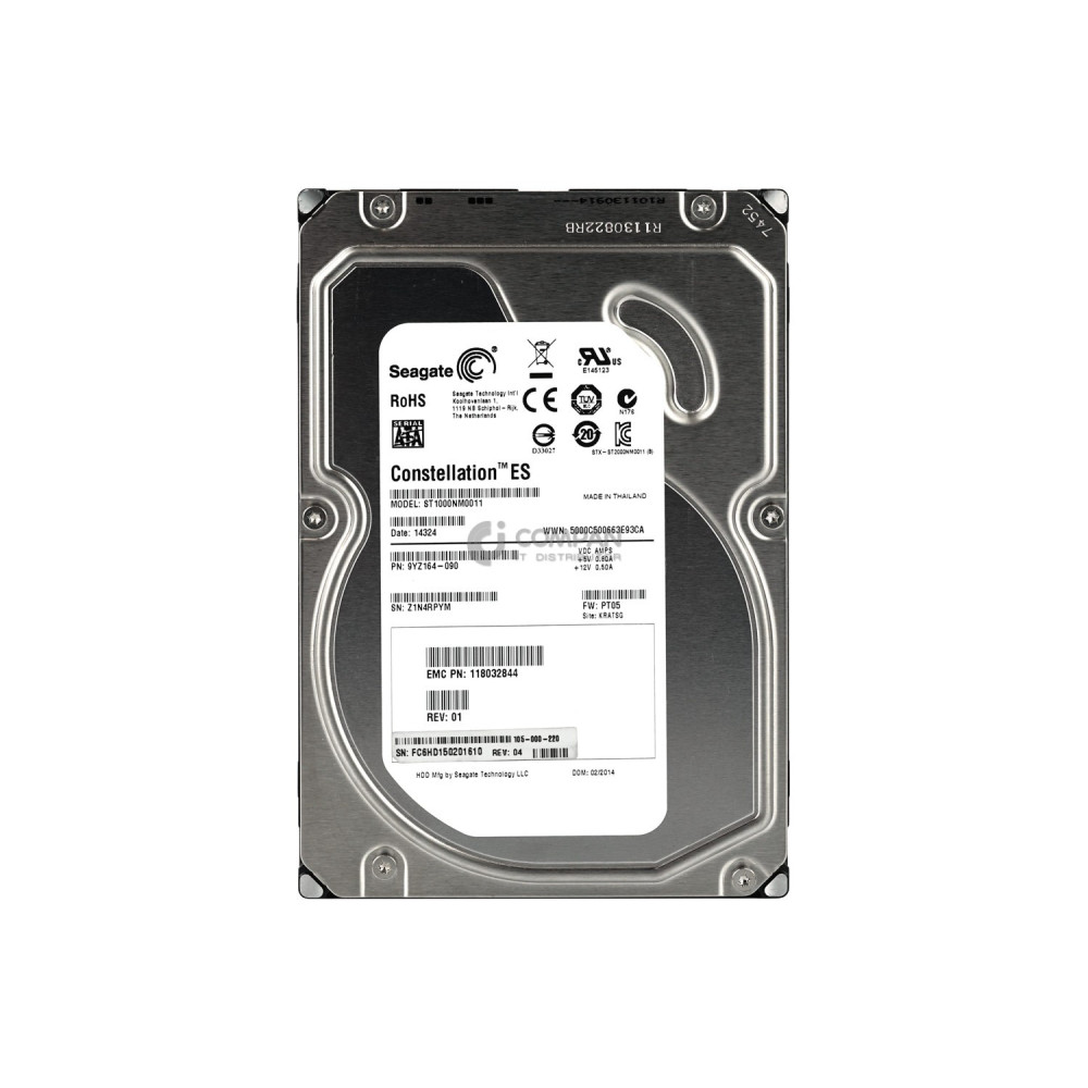 ST1000NM0011 SEAGATE HDD 1TB 7.2K 3G SATA 3.5" LFF