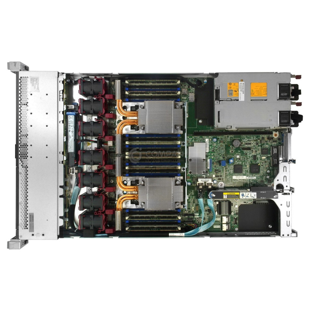 755258-B21-8SFF HP PROLIANT DL360 G9 8SFF 1X XEON E5-2670 V3 RAM 32GB 2X 300GB 2X 120GB