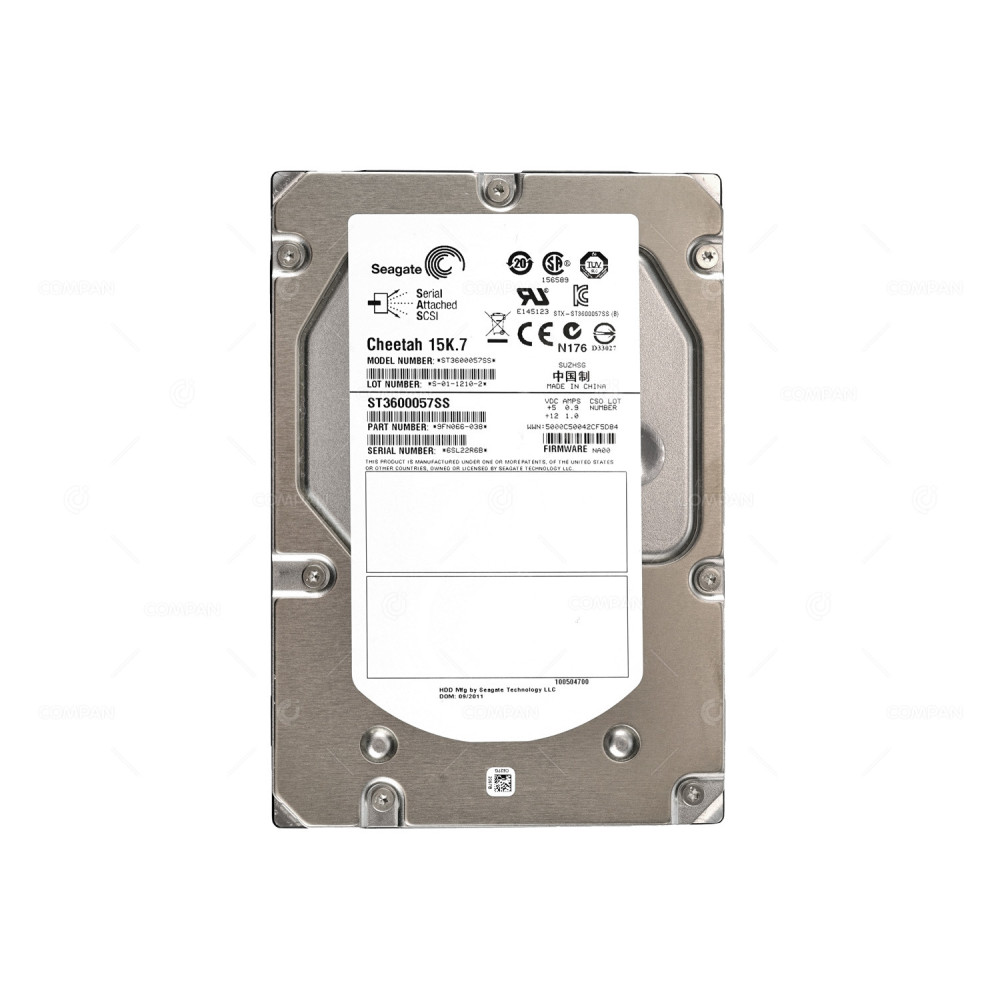 ST3600057SS SEAGATE HDD 600GB 15K SAS 6G 3.5" LFF HOT-SWAP