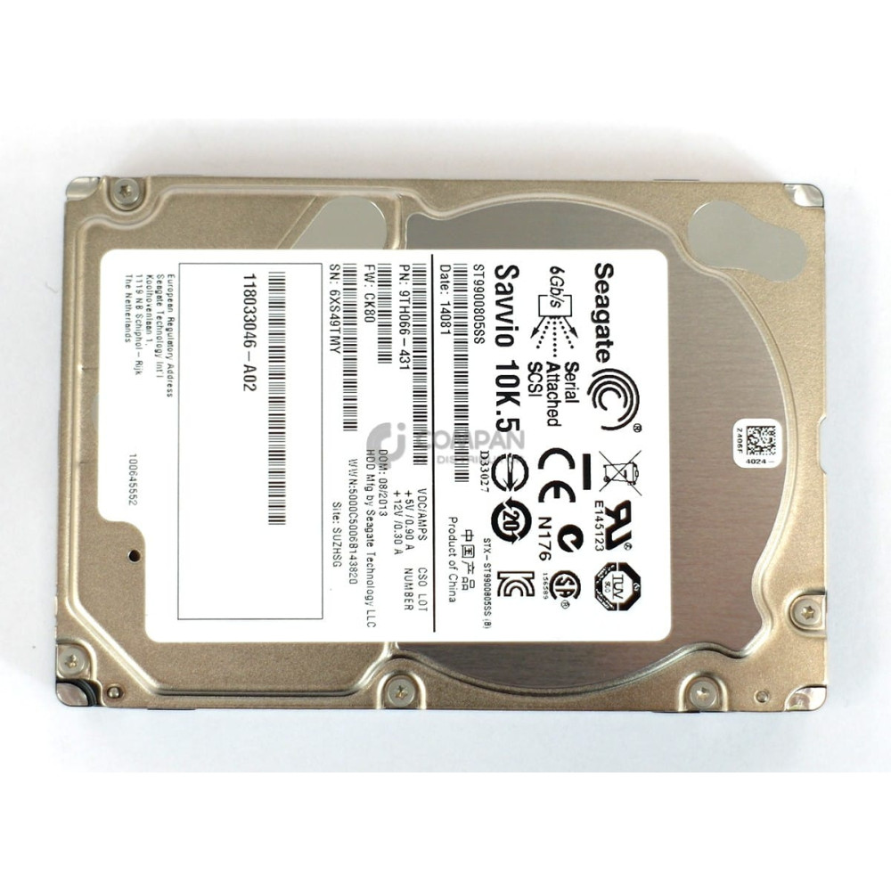 ST9900805SS SEAGATE HDD 900GB 10K SAS 6G 2.5" SFF HOT-SWAP