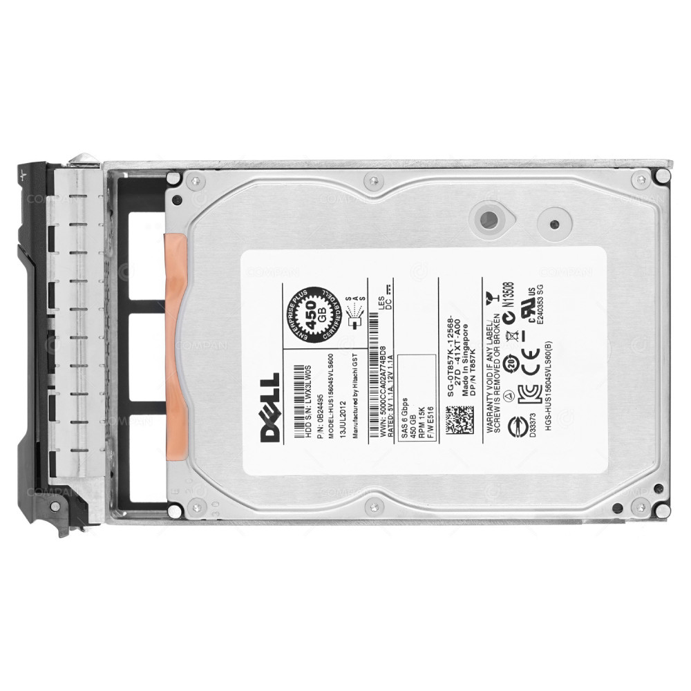 T857K DELL HDD 450GB 15K SAS 6G 3.5" LFF HOT-SWAP