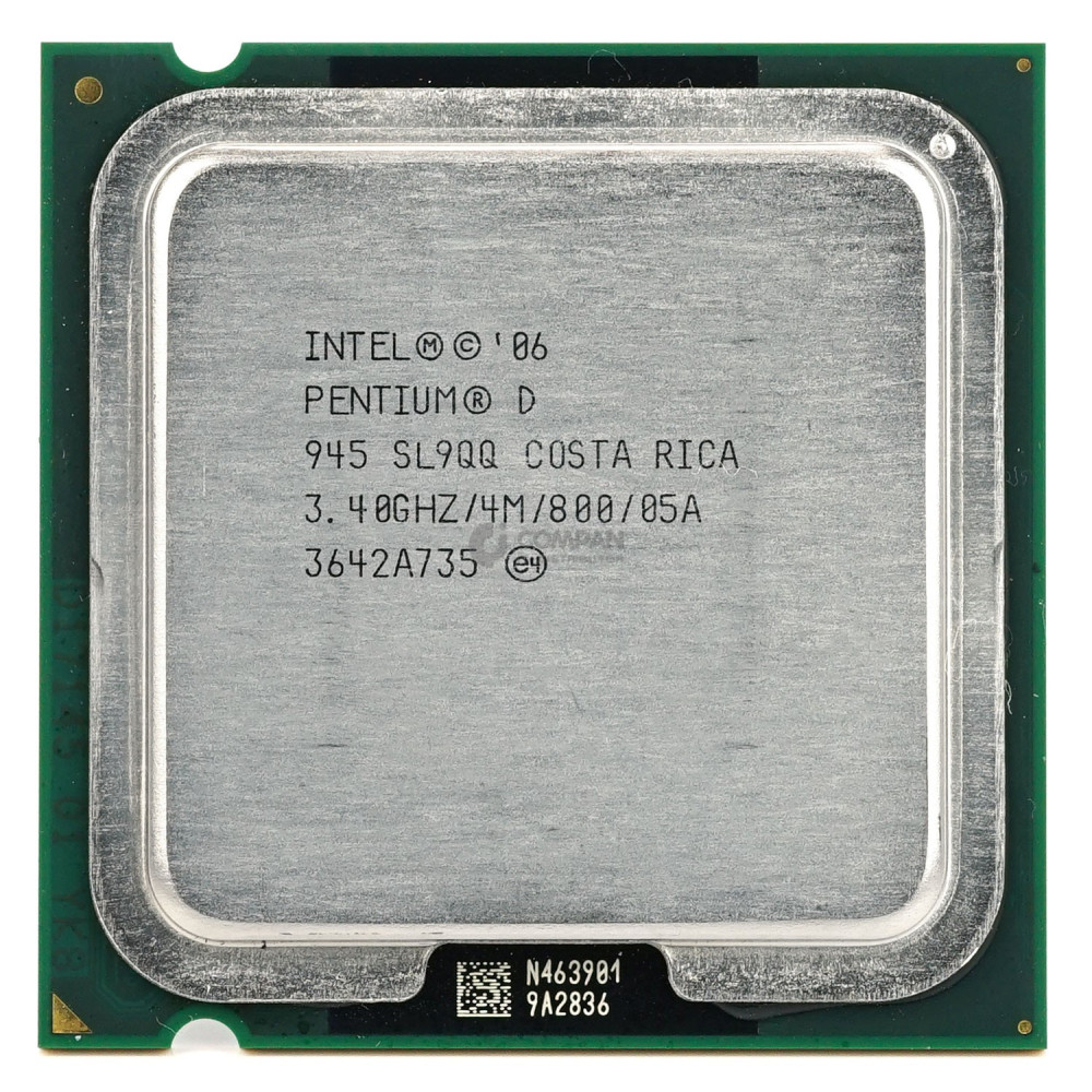 SL9QQ INTEL PENTIUM D 945 DUAL-CORE 3.40 GHZ 4 MB L2 CACHE