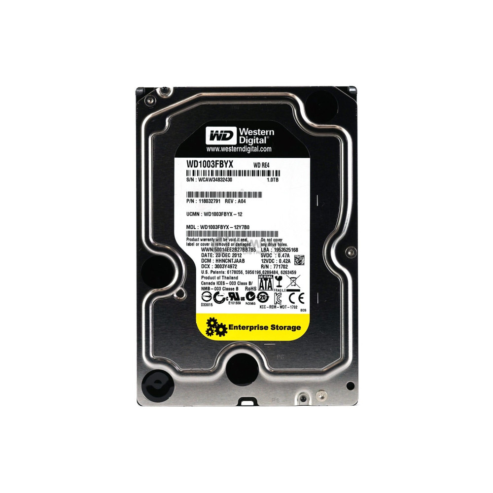 WD1003FBYX WD HDD 1TB 7.2K SATA 3G 3.5" LFF