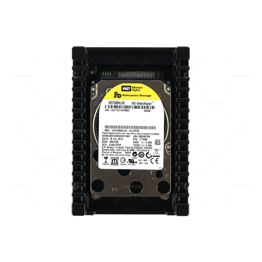 WD1500HLHX WD 150GB 10K 6G SATA 2.5 IN 3.5