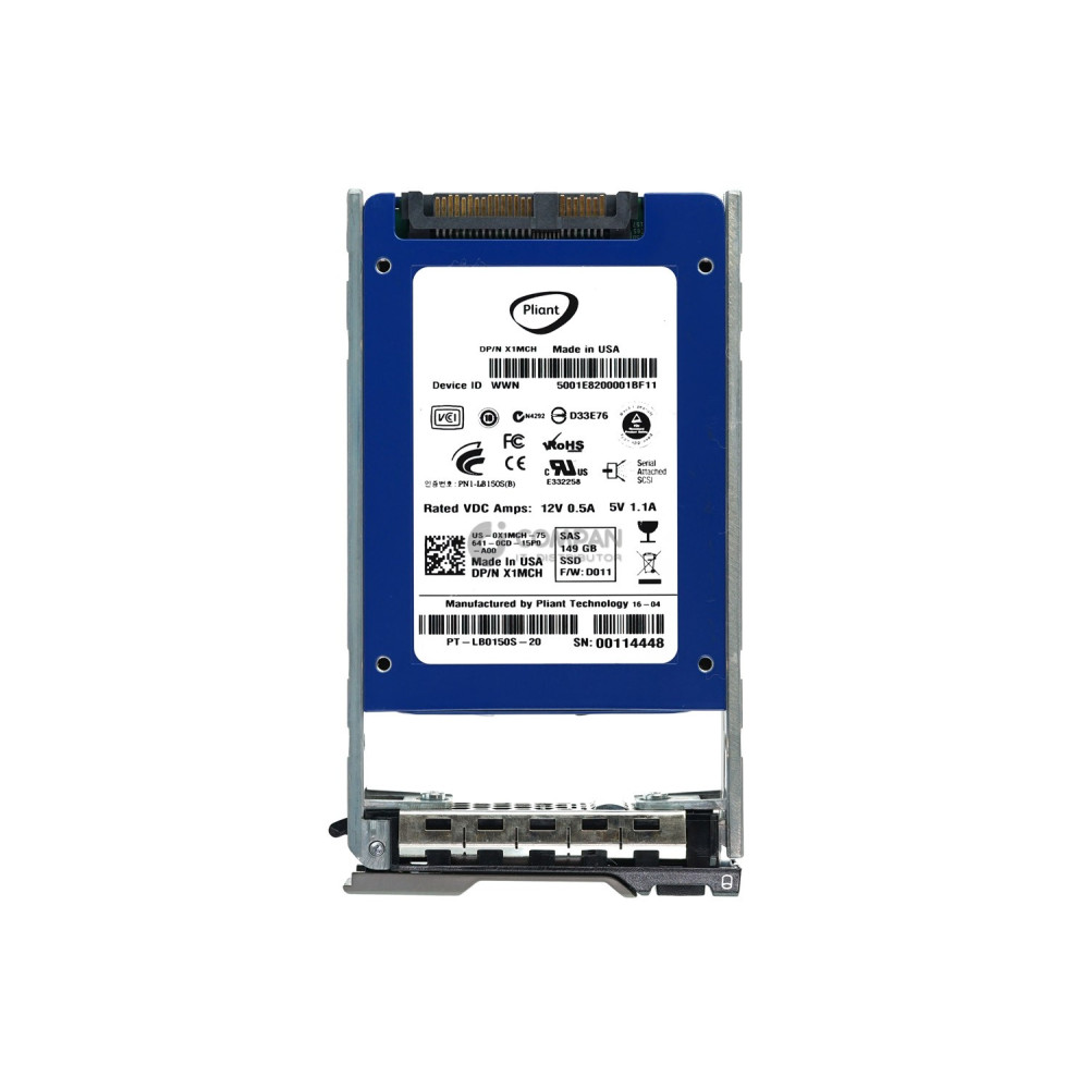 X1MCH DELL SSD 149GB SAS 3G 2.5" SFF HOT-SWAP