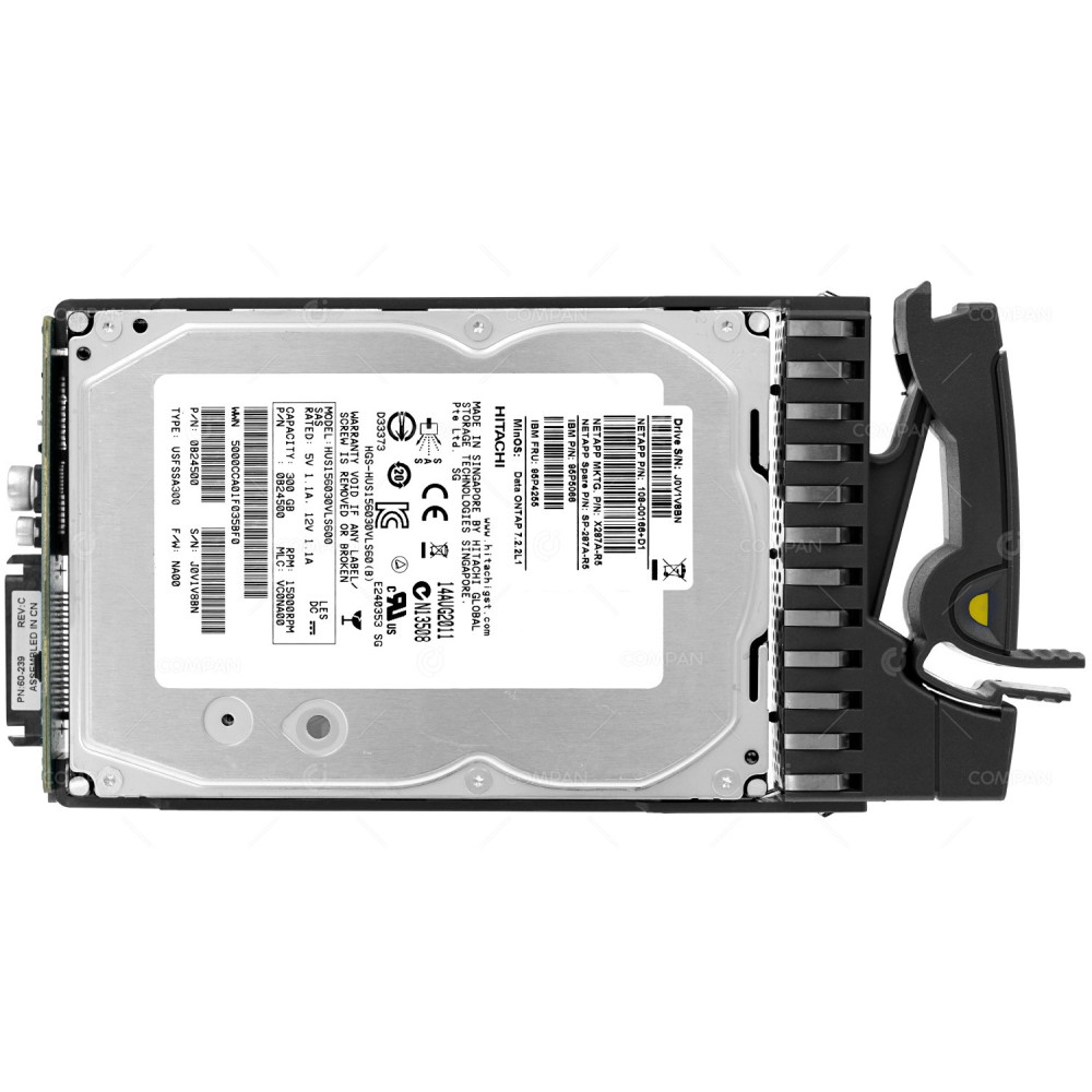 X287A-R5 NETAPP HDD 300GB 15K SAS 3G 3.5" LFF HOT-SWAP FOR FAS2000