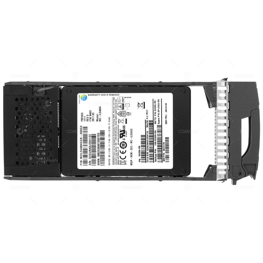 X438A-R6 NETAPP SSD 400GB SAS 6G 2.5" SFF FOR DS2246