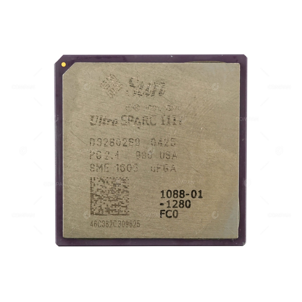 1088-01-1280 SUN ULTRA SPARC IIII PG 2.4 SME 1603 UPGA CACHE 1088-01-1280 FC0, D3350233, D3280269