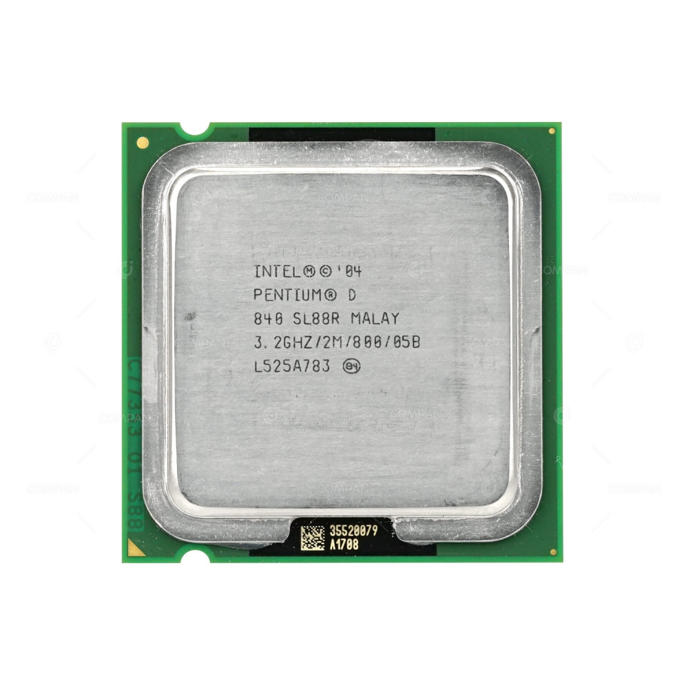 SL88R INTEL PENTIUM D 840 3.2GHZ 2 CORE 2MB LGA775 L2 CACHE -