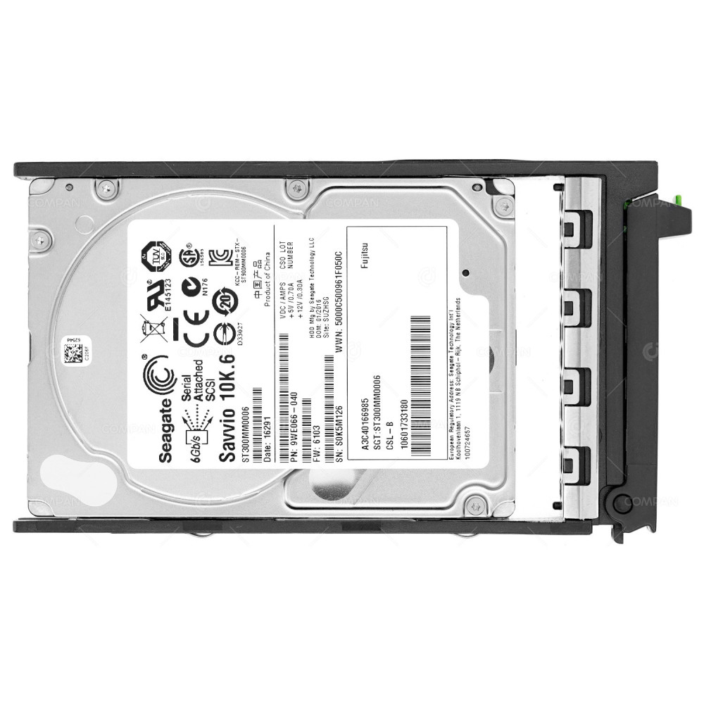 A3C40166985 FUJITSU HDD 300GB 10K SAS 6G 2.5" SFF HOT-SWAP FOR RX300