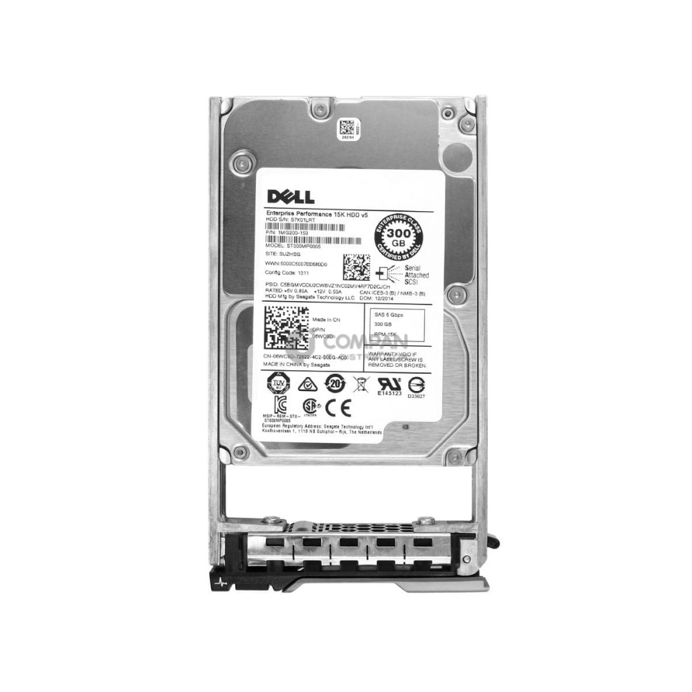 6WC9D DELL HDD 300GB 15K SAS 6G 2.5" SFF HOT-SWAP