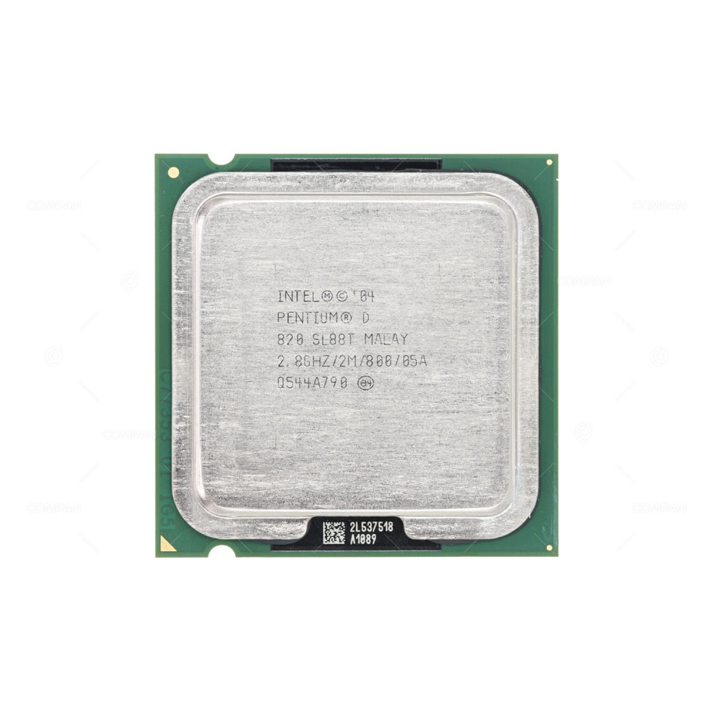 SL88T INTEL PENTIUM D 820 2.80 GHZ 800MHZ 2MB CACHE SOCKET LGA775 TDP 95W CPU