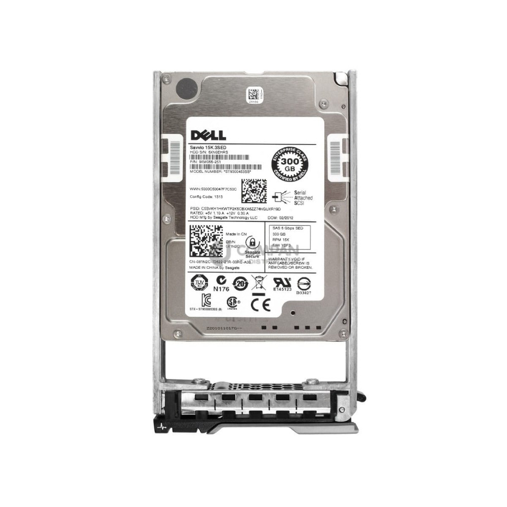 81N2C DELL HDD 300GB 15K SAS 6G SED 2.5" SFF HOT-SWAP