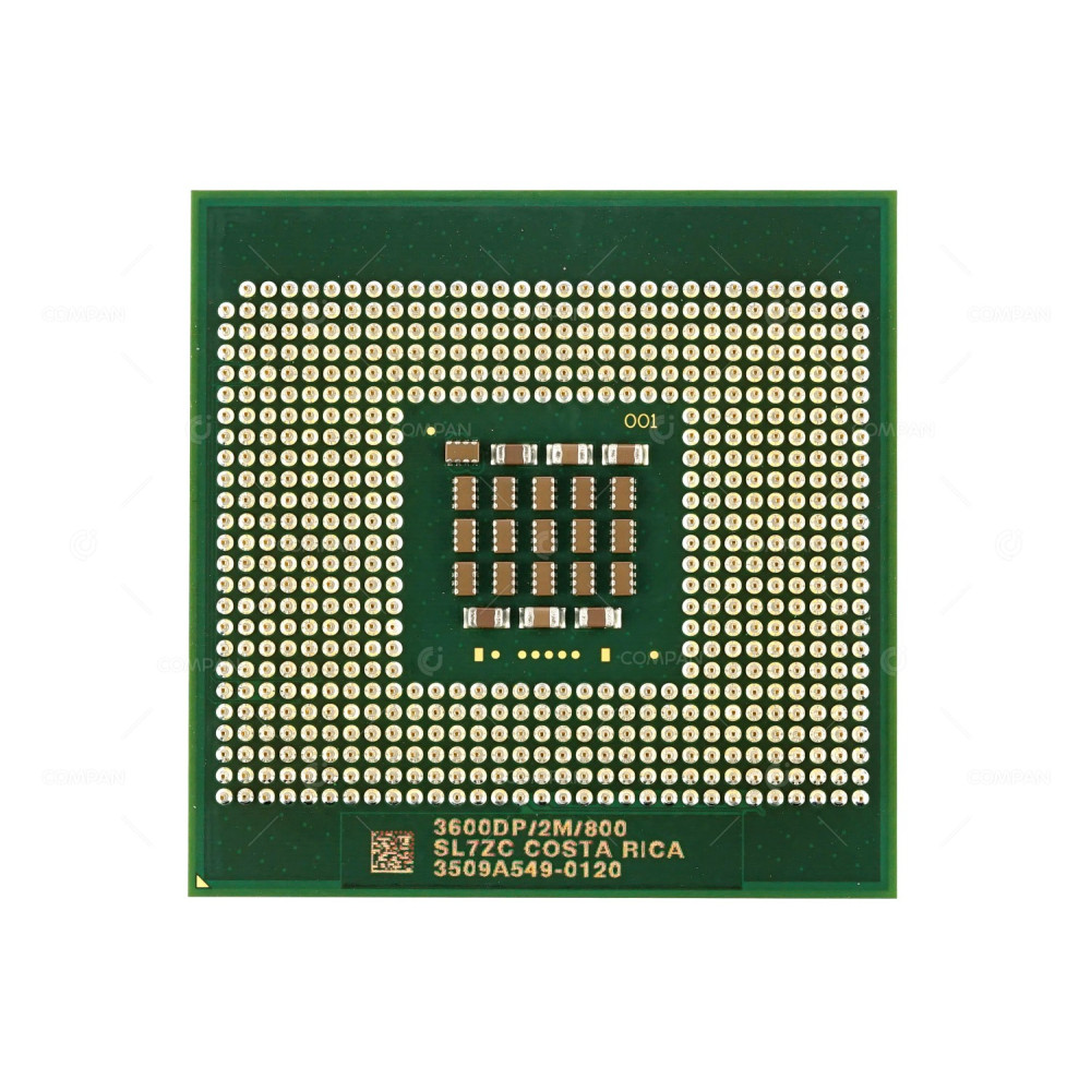 SL7ZC INTEL XEON 3600DP 3.6GHZ 2MB 800MHZ CACHE CPU