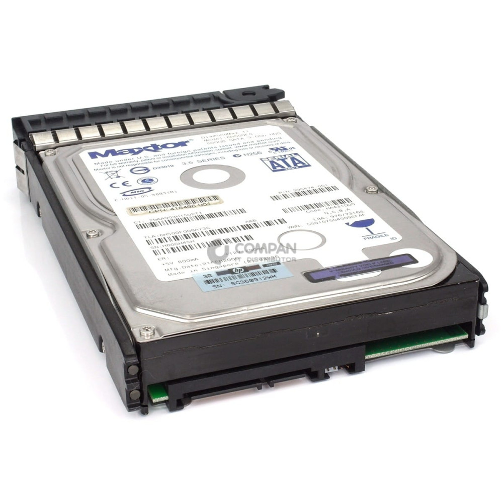 416509-001 HP HDD 500GB 7.2K SATA 3.5" LFF