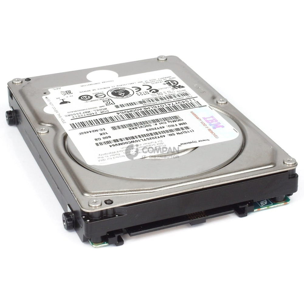 49Y2023 IBM HDD 600GB 10K SAS 6G 2.5" SFF FOR IBM POWER7 SERIES
