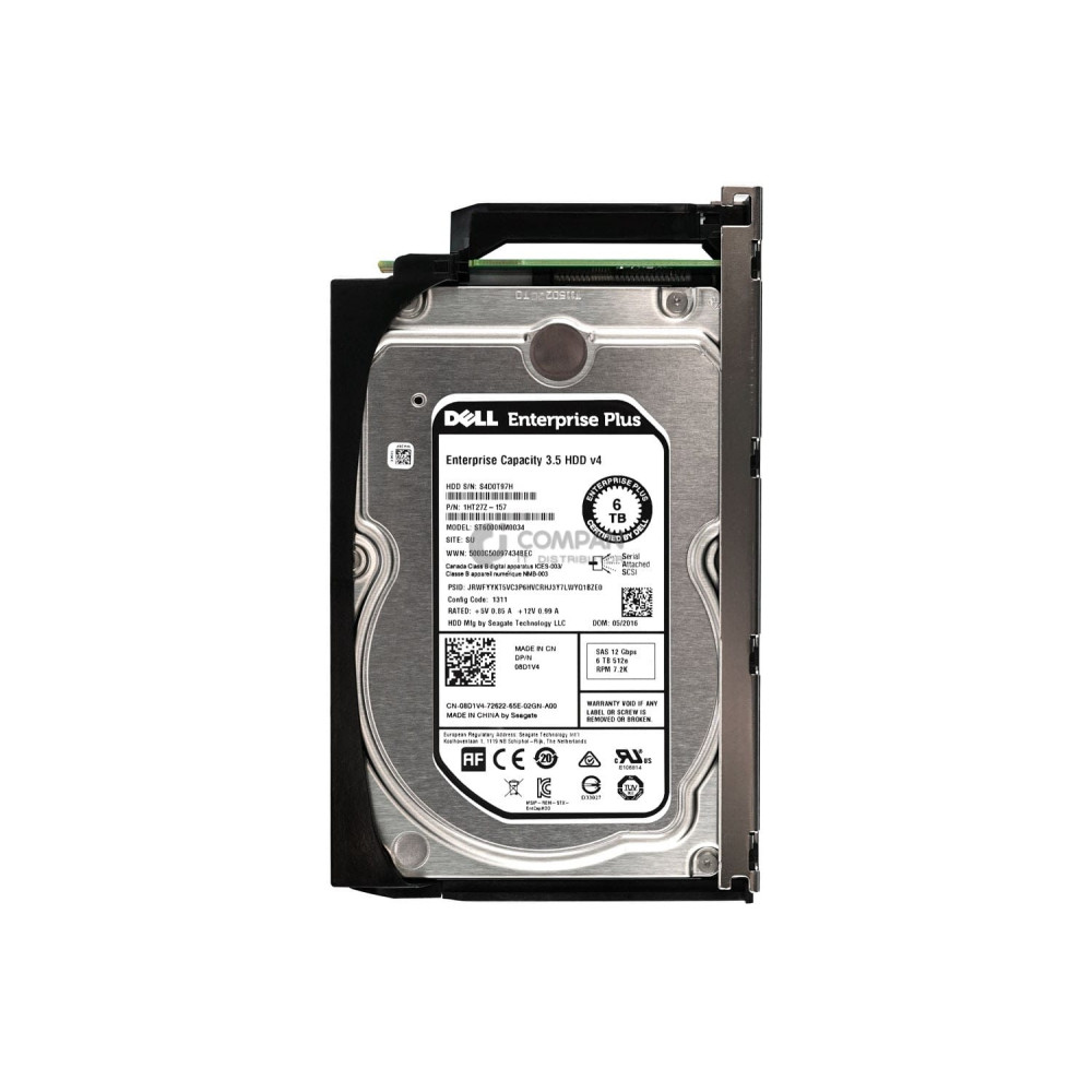 8D1V4-CML DELL HDD 6TB 7.2K NL-SAS 12G 3.5 LFF HOT-SWAP FOR COMPELLENT