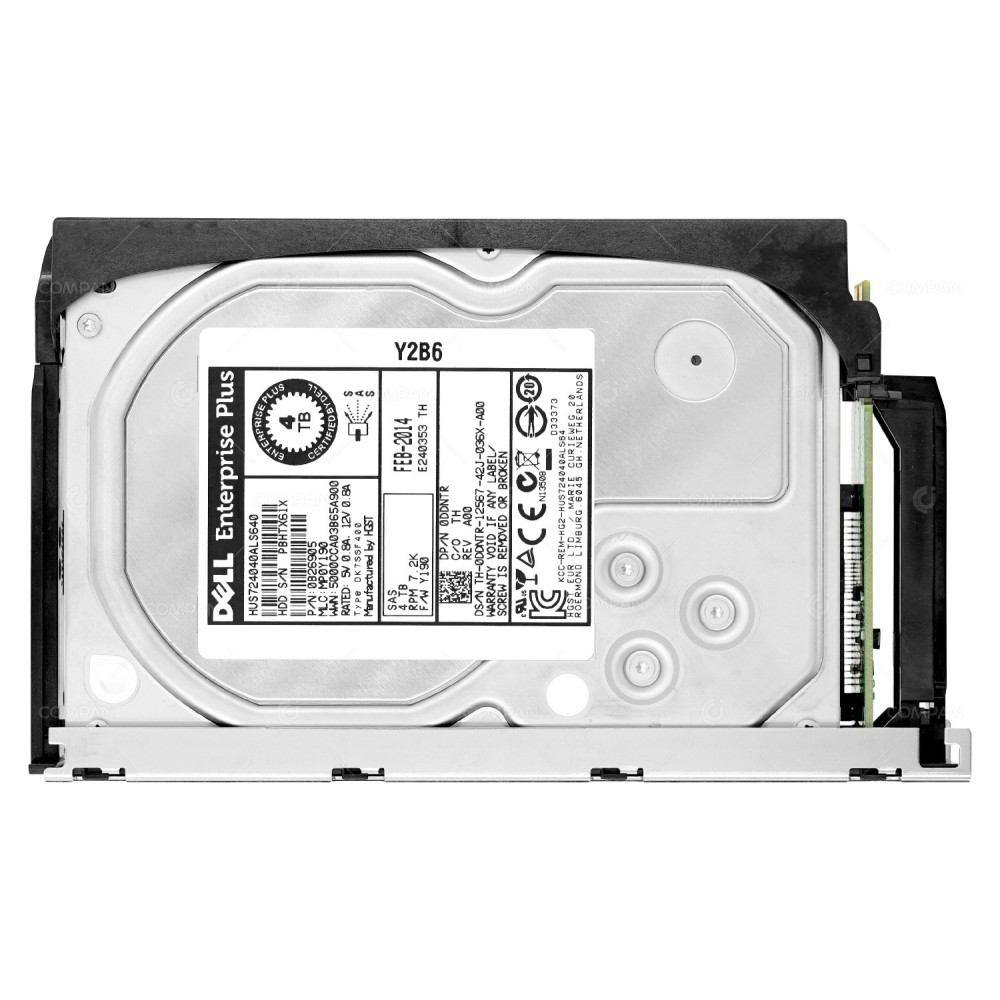 DDNTR-CML DELL HDD 4TB 7.2K 6G NL-SAS 3.5" LFF HOT-SWAP FOR COMPELLENT