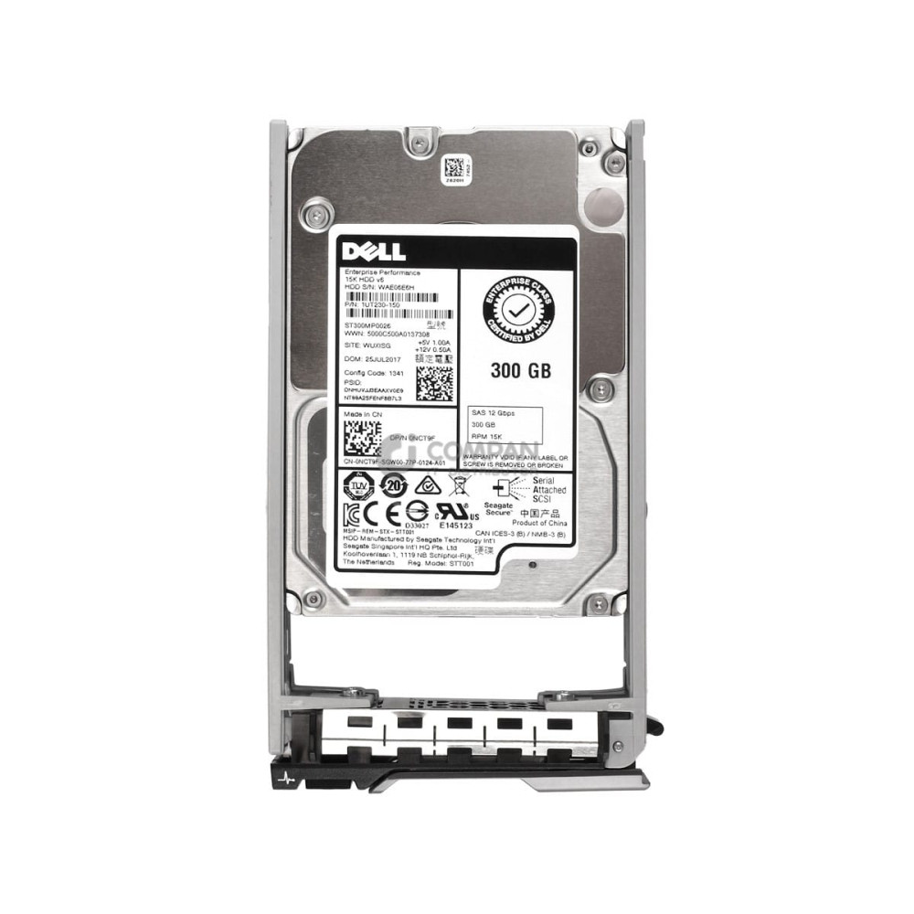 NCT9F DELL HDD 300GB 15K SAS 12G 2.5" SFF HOT-SWAP