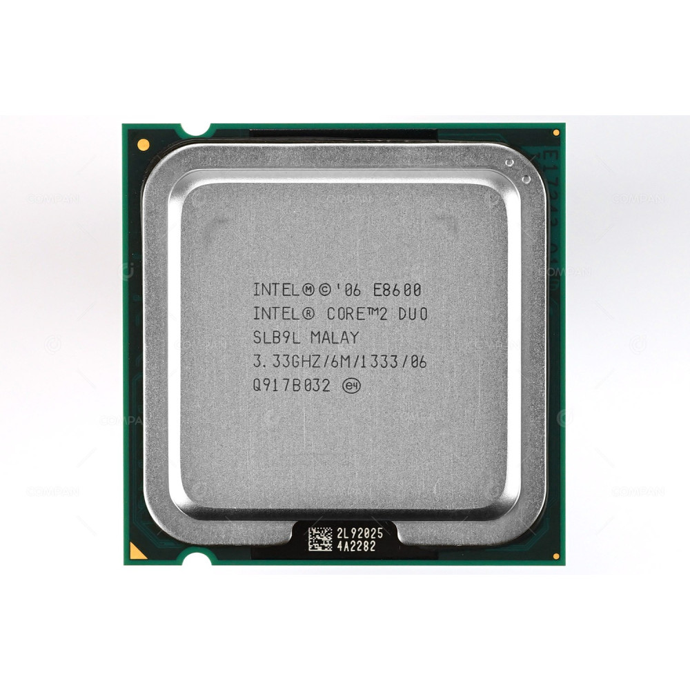 SLB9L INTEL CORE  2 DUO PROCESSOR E8600 2-CORE 3.33 GHZ 6MB CACHE  65W CPU -