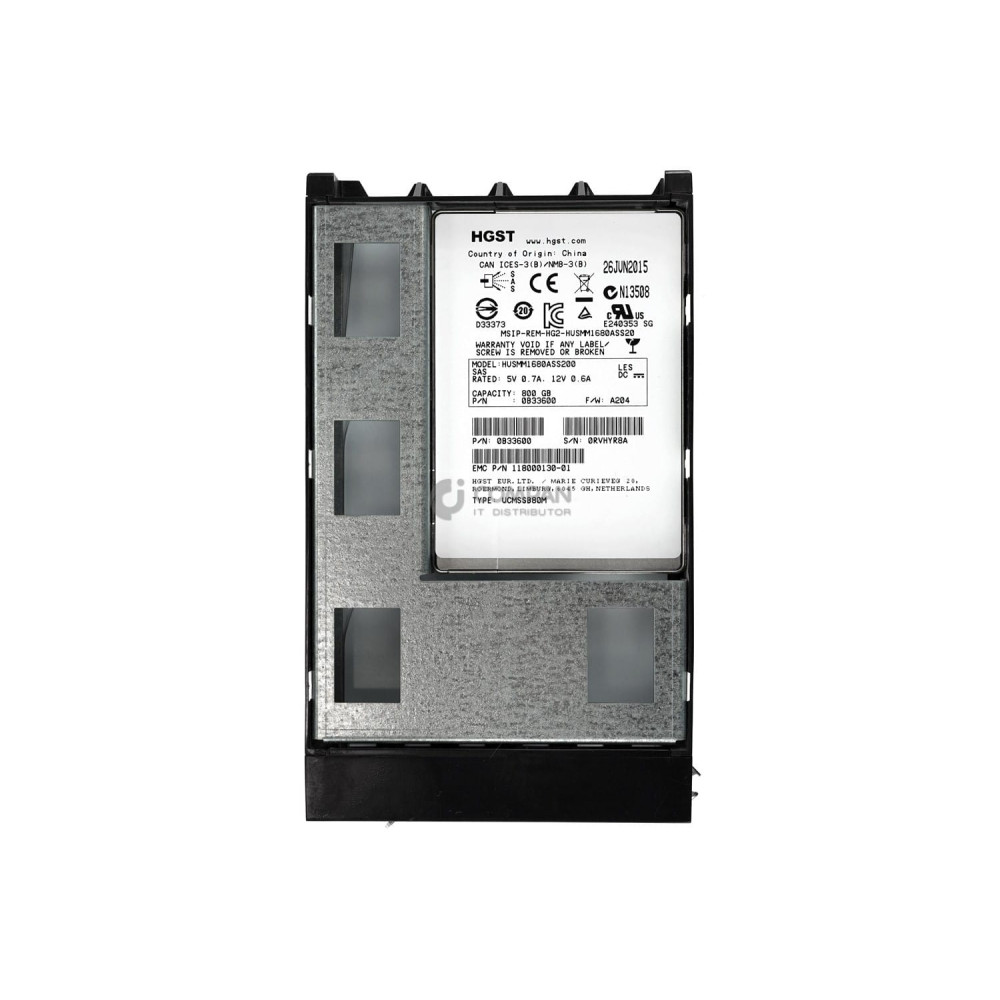 403-0156-01 EMC SSD 800GB SAS 6G 2.5 IN 3.5 CADDY FOR ISILON SERIES