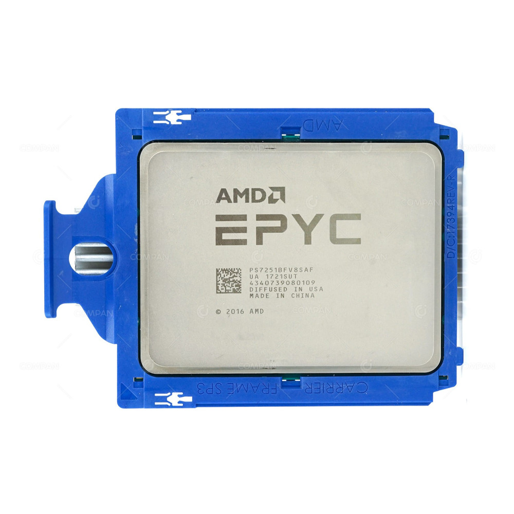 PS7251BFV8SAF AMD EPYC 7251 2.1GHz 32MB 8-CORE 120W SOCKET SP3