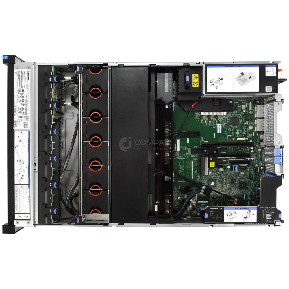 X3650 M5-8SFF LENOVO X3650 M5 2X INTEL XEON E5-2680 V3 RAM 128GB SERVERAID M5210