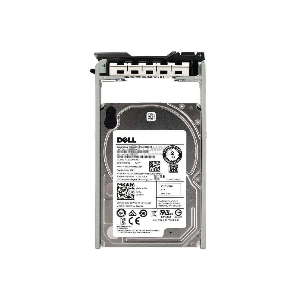 CK3MN DELL 2TB 7.2K 6G SATA 2.5 SFF HOT-SWAP R HDD