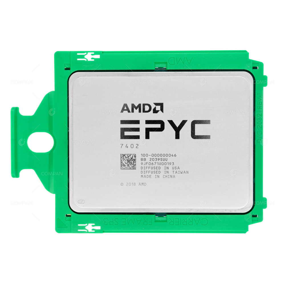 100-000000046 AMD EPYC 7402 2.80GHZ 24CORE 128MB CACHE 180W SOCKET SP3